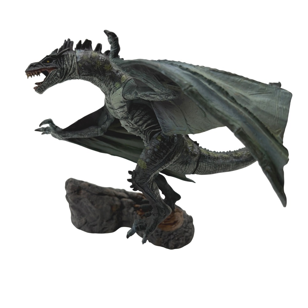 McFarlane Toys Dragons Series 1 Eternal Dragon Figure Dark Green Fantasy Statue
